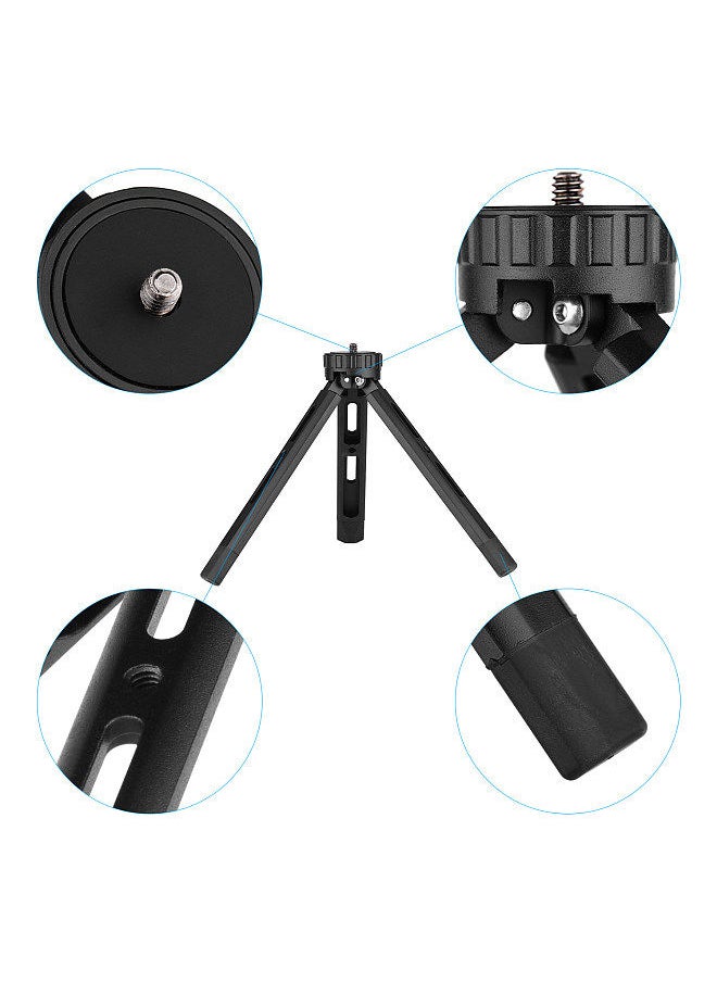 Generic - Desktop Metal Tripod Stand 1/4 inch Screw 4 Levels Adjustable Height for DSLR Camera Gimbal Stabilizer Compatible with ZHIYUN Crane 3S/Weebill S/Weebill Lab/Crane 3 Lab/Crane Plus - Image 1