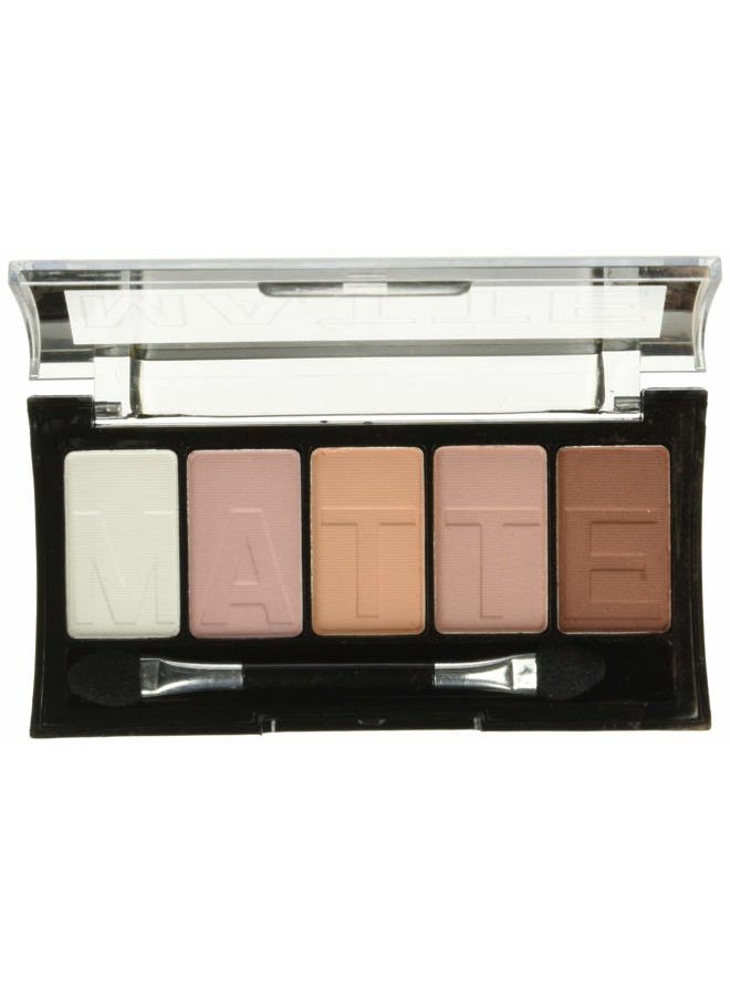 L.A. Colors 5 Color Matte Eyeshadow Palette, Pink Chiffon CEM476 - Image 2