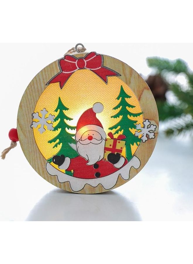 بي جي إم طقم قطعتين دلايات مضيئة من الخشب متعدد الألوان - Image 2