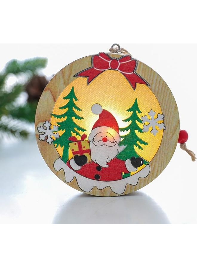 بي جي إم طقم قطعتين دلايات مضيئة من الخشب متعدد الألوان - Image 1