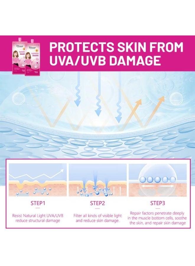 Disaar Beauty Skin Care Sunscreen Gel Cream SPF50 - 50g - Image 5