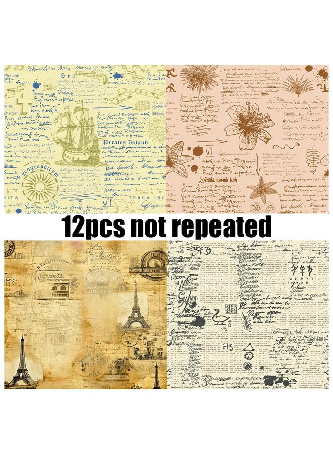 الأزرق جي دبليو بيع 12 قطعة/حزمة من إطارات الصور الورقية والخرائط مقطوعة يدويًا - Image 5