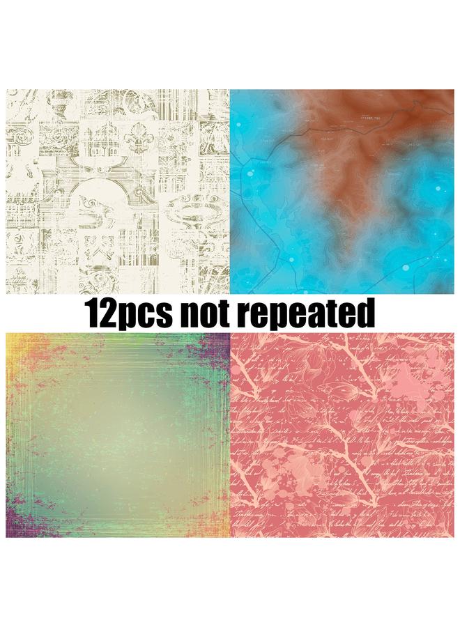 الأزرق جي دبليو بيع 12 قطعة/حزمة من إطارات الصور الورقية والخرائط مقطوعة يدويًا - Image 4