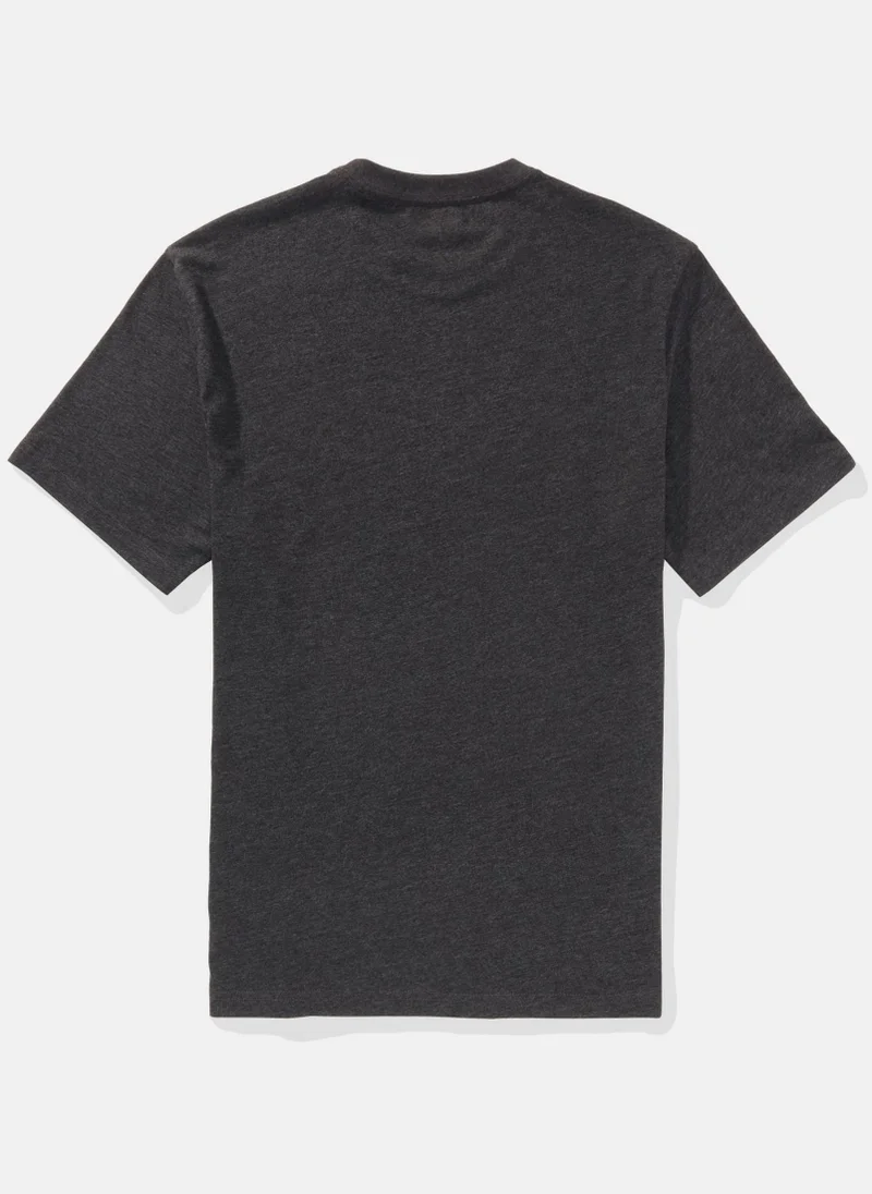 American Eagle Logo Detail Crew Neck T-Shirt