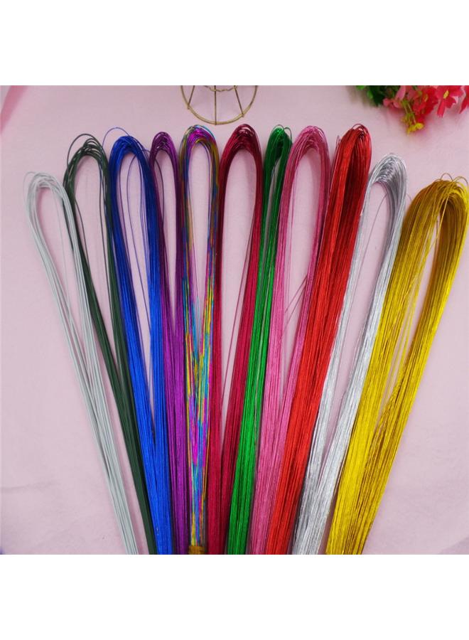 Bluejw Postage No. 22 No. 24 Color Fine Wire Mesh Flower Material Color Soft Tie Line DIY Handmade Flower Art Iron Ficus - Image 3