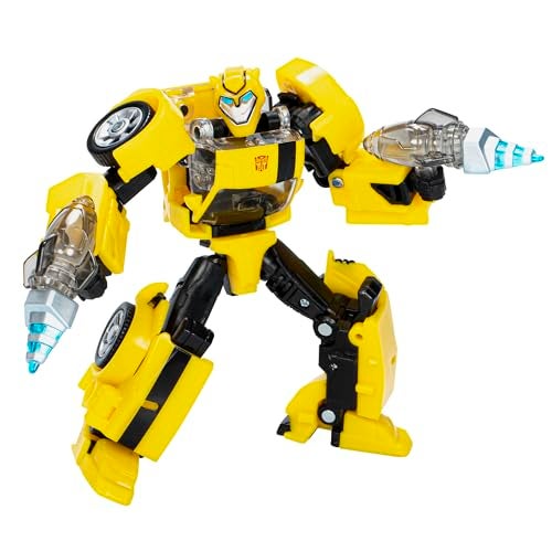 Transformers Legacy United Deluxe Class Animated Universe Bumblebee 55Inch Converting Action Figure 8 - Image 1
