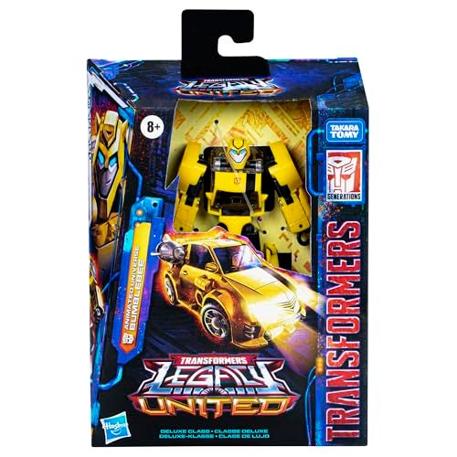 Transformers Legacy United Deluxe Class Animated Universe Bumblebee 55Inch Converting Action Figure 8 - Image 5