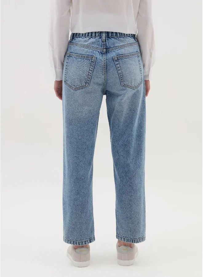 Ovs Mum-fit acid wash jeans