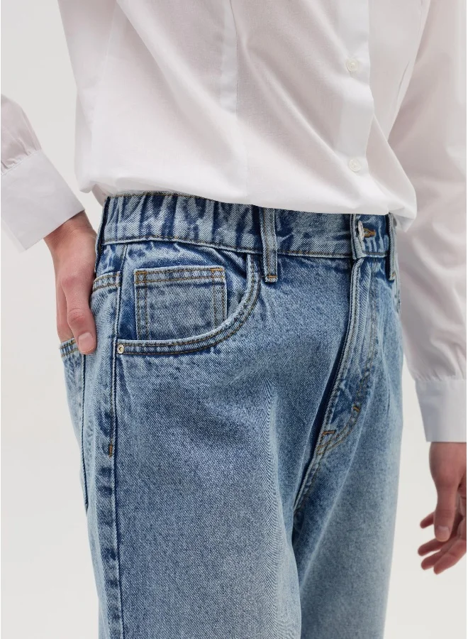 Ovs Mum-fit acid wash jeans
