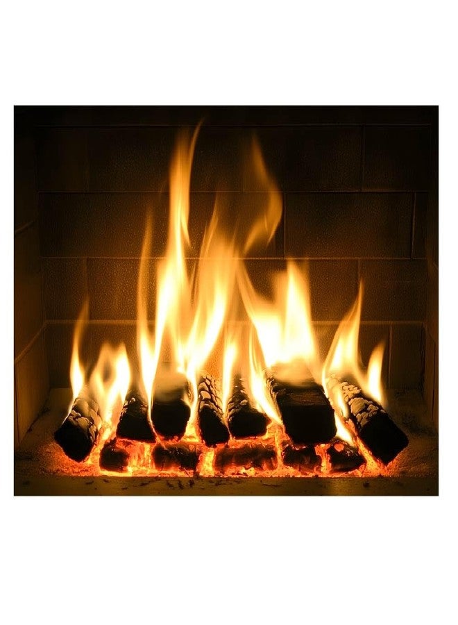 SUPERDANT Christmas Fireplace Wall Sticker 3D Bonfire Chimenea Decorative Wall Decal Fireplace Backdrop Wallpaper Decals Peel and Stick Vinyl Decor for Xmas Living Room Bedroom Home Decoration - Image 3