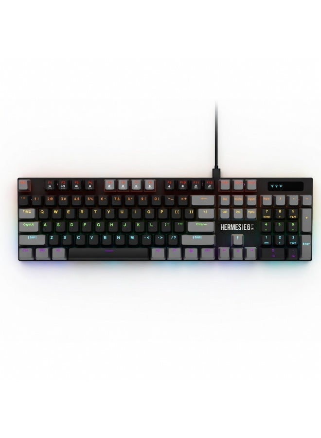 جامدياس مجموعة GAMDIAS Hermes E6 Elite 2 in 1  لوحة مفاتيح ميكانيكية للألعاب عربي مع ماوس - Image 5
