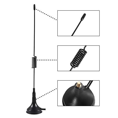 ACEIRMC FM Stereo Antenna, Magnetic Base 75 Ohm FM Antenna Kit for Most Brands Stereo Receiver Indoor Table Top Radio Receiver Antenna - Image 3