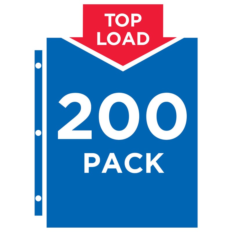 Avery Clear Heavyweight Sheet Protectors, Non-Glare, Easy Load, 200 Document Protectors (74401) - Image 4