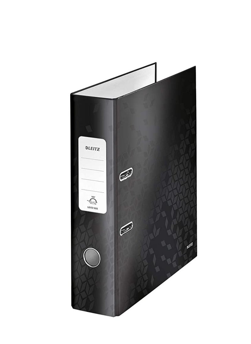 LEITZ Leitz A4 Lever Arch File, Black, 80 Mm Spine Width,  - Image 1