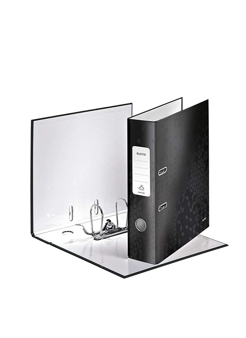 LEITZ Leitz A4 Lever Arch File, Black, 80 Mm Spine Width,  - Image 2