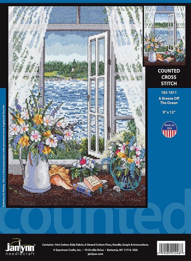 Janlynn A Breeze Off The Ocean Counted Cross Stitch Kit - Image 2