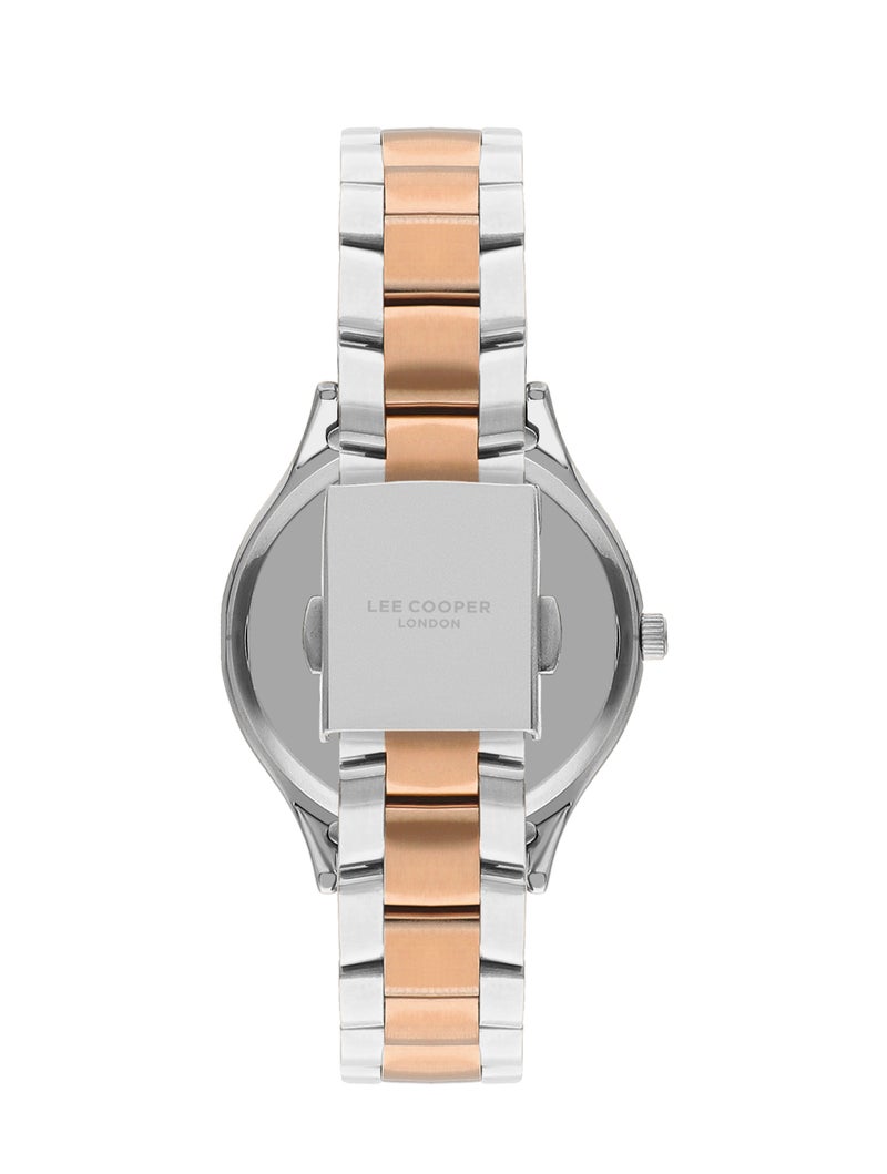 LEE COOPER Women’s Analog Silver And Rose Gold Dial Watch – LC07880.530 - Image 2