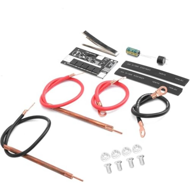 12V Battery Spot Welders Pen Kit, Circuit Board Welding Accessory with Copper Probes, Wiring and Hardware - Image 3