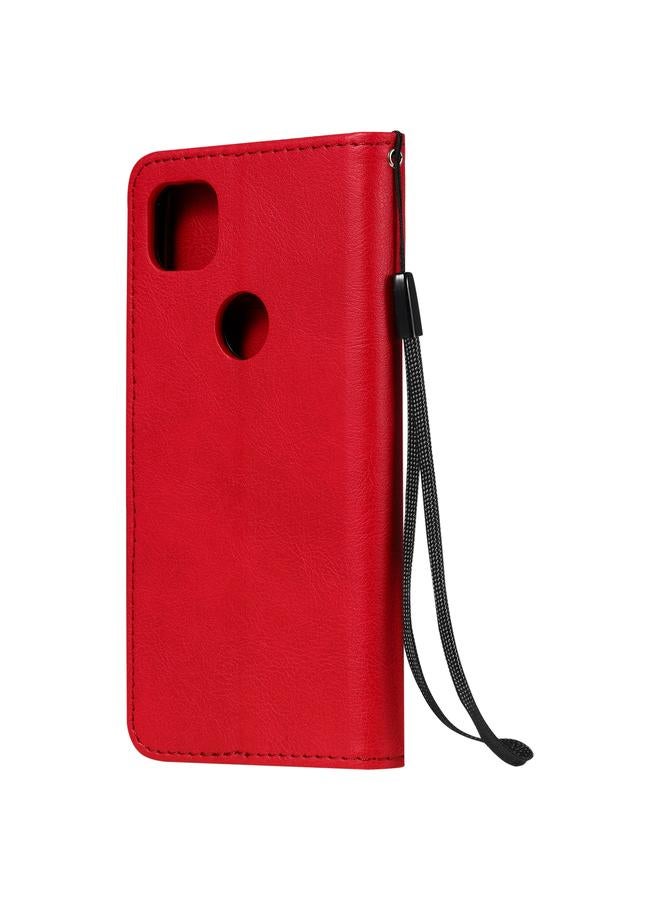 Zaboon Case For Google Pixel 4a Solid Color Horizontal Flip Protective Leather Case with Holder & Card Slots & Wallet & Photo Frame & Lanyard - Image 3