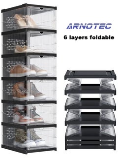 Black/Transparent 6 Pack