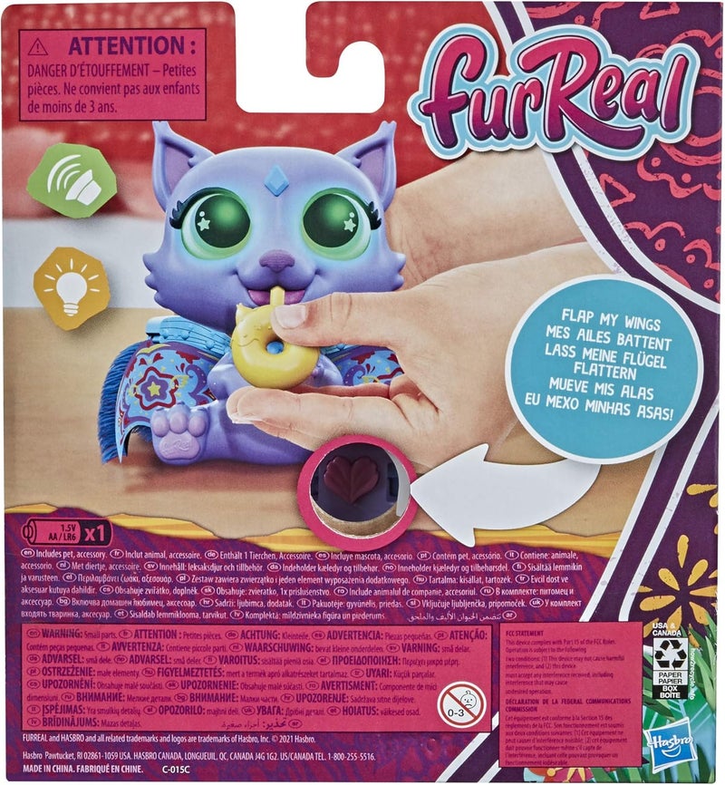 FurReal Flitter The Kitten Color-Change Interactive Feeding Toy, Lights And Sounds, Ages 4 And Up, F1827 - Image 4