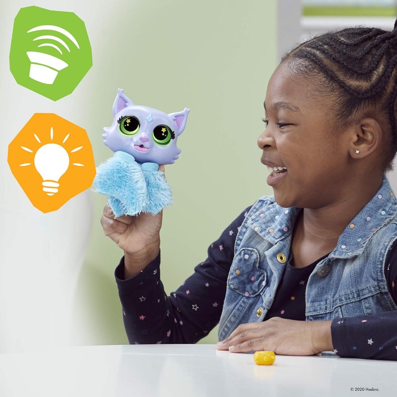 FurReal Flitter The Kitten Color-Change Interactive Feeding Toy, Lights And Sounds, Ages 4 And Up, F1827 - Image 5