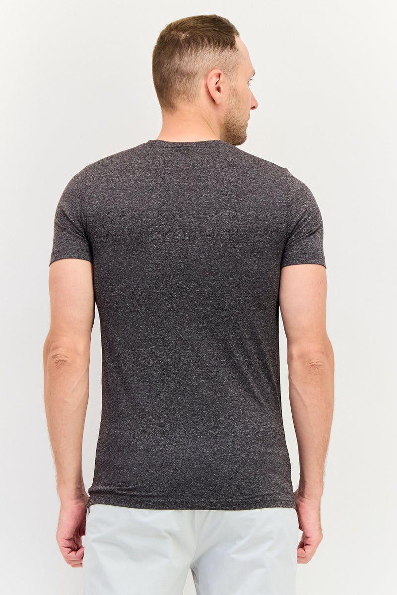 PUMA Men Slim Fit Short Sleeve Outdoor T-Shirt, Dark Heather Grey - Image 4