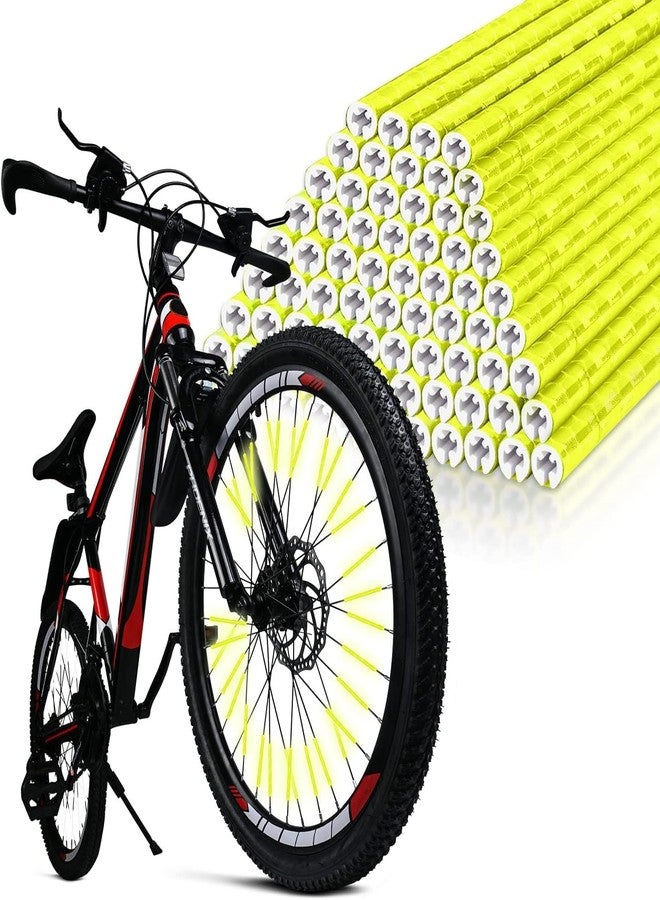 flintronic Bicycle Spoke Reflectors, 96Pcs Bike Spoke Reflectors for Night Riding 360°Visibility - Fit for All Standard Bike - Easy Mount - Image 1