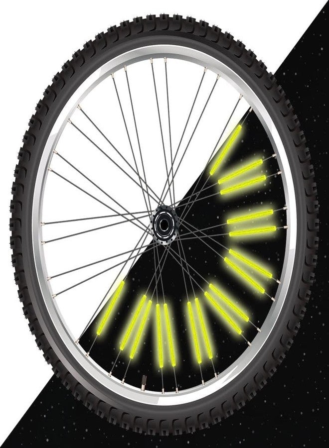 flintronic Bicycle Spoke Reflectors, 96Pcs Bike Spoke Reflectors for Night Riding 360°Visibility - Fit for All Standard Bike - Easy Mount - Image 3