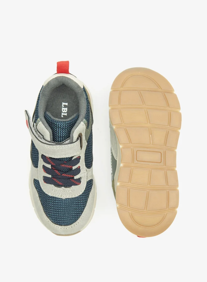 LBL by Shoexpress Boys Colourblock High Top Casual Sneakers With Hook And Loop Closure By Shoexpress