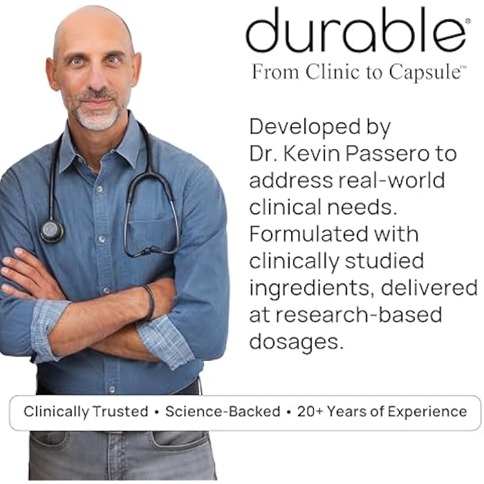 Durable Prostate Men Health Supplement - USPlus Saw Palmetto + Beta Sitosterol Blend Urinary Flow Bladder Function Vitality Daily Wellness - Doctor-Formulated Made in USA – 30 Day Supply (60 Softgels) - Image 2