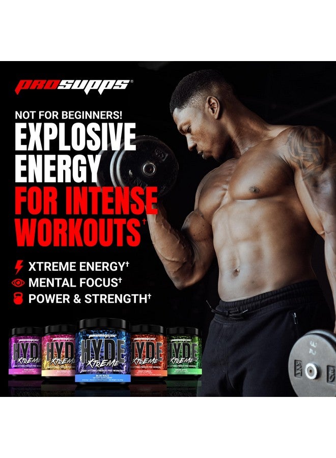 ProSupps PROSUPPS Mr. Hyde Xtreme Pre Workout Powder with Creatine, Beta Alanine & Caffeine - Extreme Energy, Pumps, Focus & Performance - Fitness & Gym Supplements for Men & Women (Blue Razz, 30 Servings) - Image 2