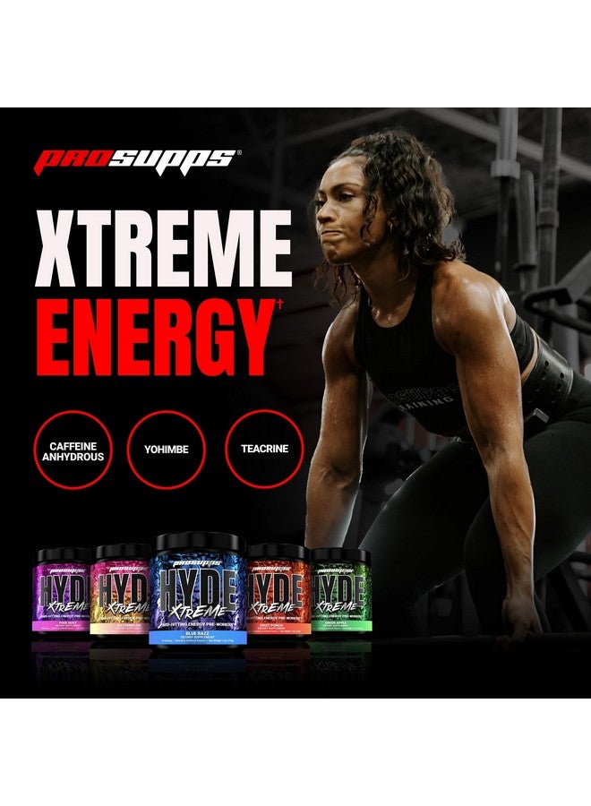 ProSupps PROSUPPS Mr. Hyde Xtreme Pre Workout Powder with Creatine, Beta Alanine & Caffeine - Extreme Energy, Pumps, Focus & Performance - Fitness & Gym Supplements for Men & Women (Blue Razz, 30 Servings) - Image 3