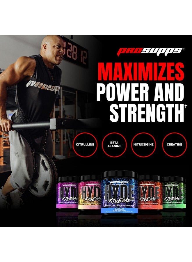 ProSupps PROSUPPS Mr. Hyde Xtreme Pre Workout Powder with Creatine, Beta Alanine & Caffeine - Extreme Energy, Pumps, Focus & Performance - Fitness & Gym Supplements for Men & Women (Blue Razz, 30 Servings) - Image 5