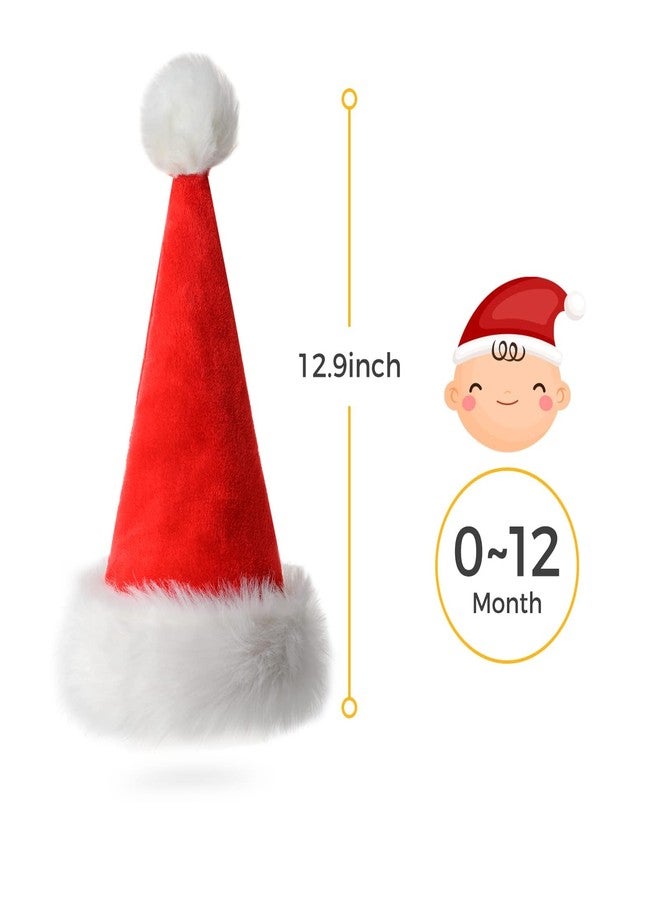 BOSONER Baby Christmas Hat - Toddler & Newborn Santa Claus Hats for Baby Girl & Boy's First Christmas - Image 2
