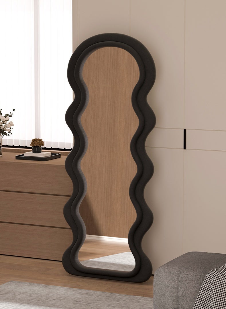 Double Layer Wave Mirror, Unique Design Wall Mirror - Modern Home Decoration, Create A Luxurious Atmosphere - Suitable For Living Room, Bedroom, Entryway（170cmx70cm) - Image 2