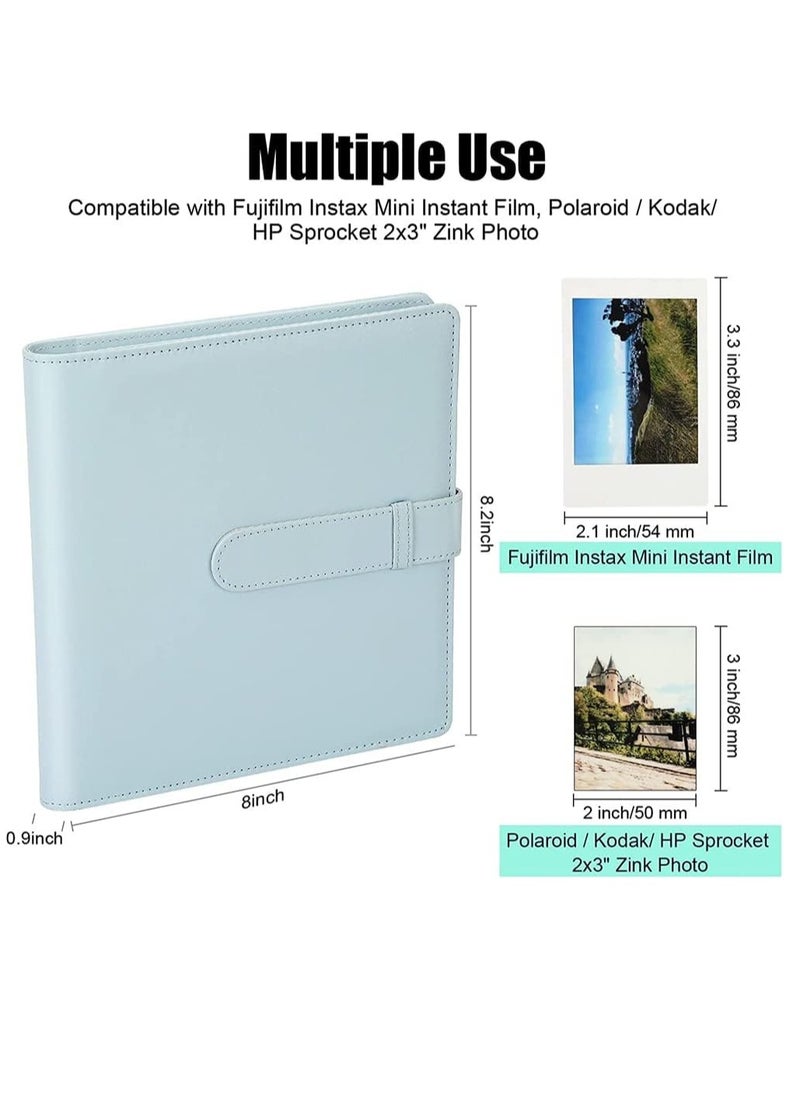 Bukela 256 Pockets Photo Album for Fujifilm Instax Mini LiPlay 11 90 70 50S 26 25 9 8+ 8 7S Instant Camera for Mini Link SP-1 Printer for Polaroid Snap SnapTouch PIC-300 Z2300 Mint Zip Instant Camera Printer  - Image 3