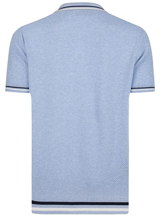 FELIX HARDY Blue Polo shirt short sleeve for Men for Men | Best Price UAE