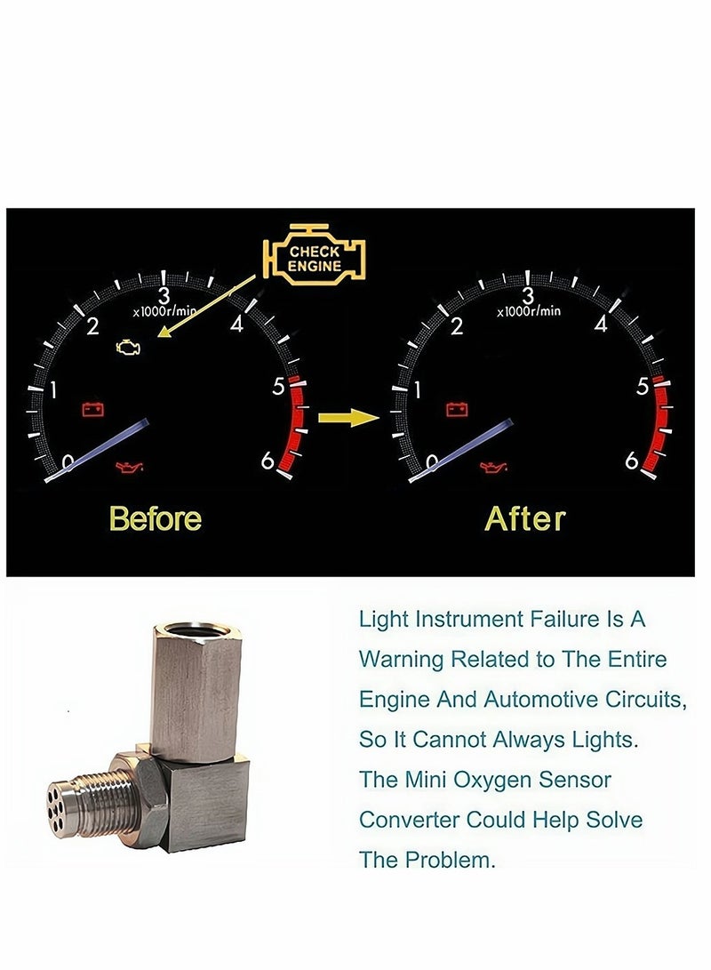 Generic Universal M18 Oxygen Sensor Spacer Check Engine Light Fix Extender for Exhaust Systems 1 Pcs  - Image 4