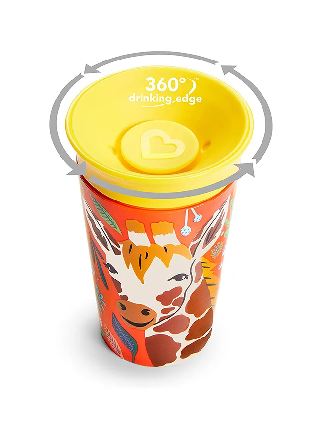 Munchkin Miracle 360° Wildlove Sippy Cup 9oz/266ml Giraffe