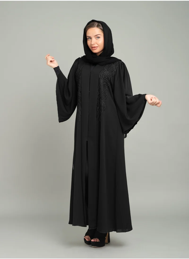 IKKXA Royal Emboidery Emirati Abaya AIK5088