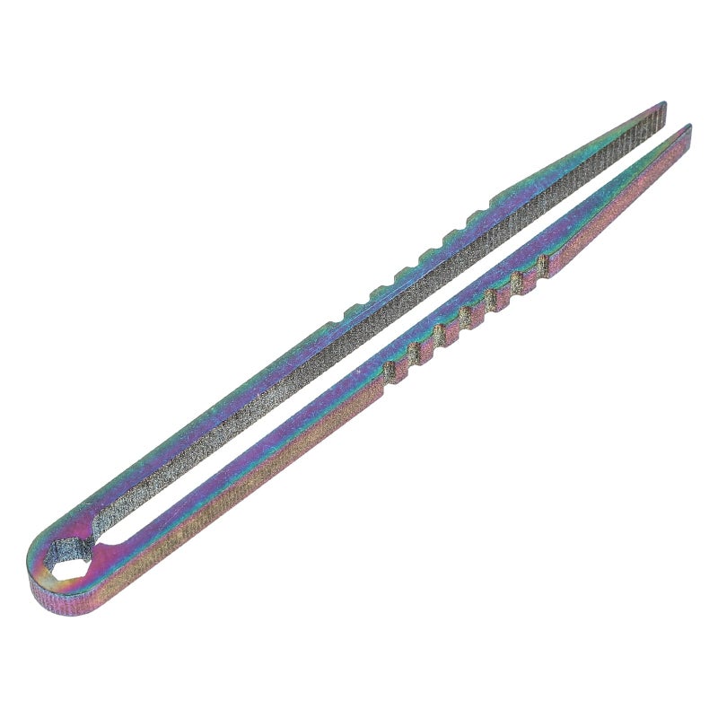 Titanium Alloy Mini Tweezers Portable Splinter Removal Tool for Camping Travel Survival - Image 2