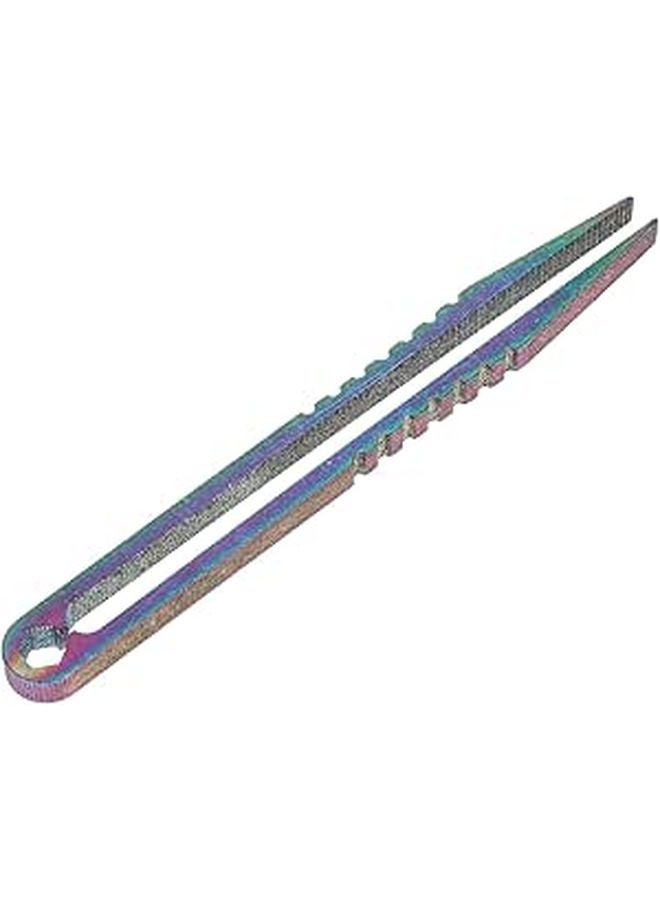 Titanium Alloy Mini Tweezers Portable Splinter Removal Tool for Camping Travel Survival - Image 1