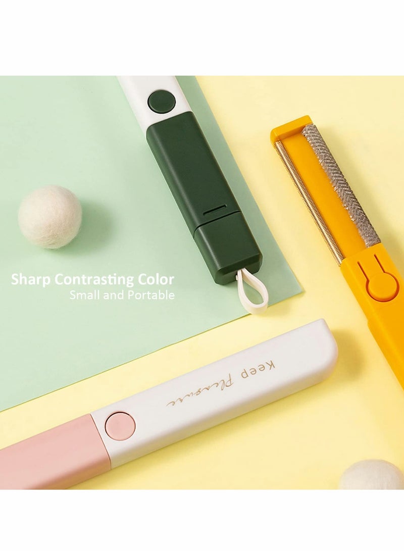 Excefore 1 Pet Hair/Fur & Lint Remover Brush Roller,Pure Aluminum Double Sided Fluff Removing Shaver With Self-Cleaning Base Fur Brush Perfect for Clothes, Sofa, Carpet, Car Seat, Furniture (Pink) - Image 4