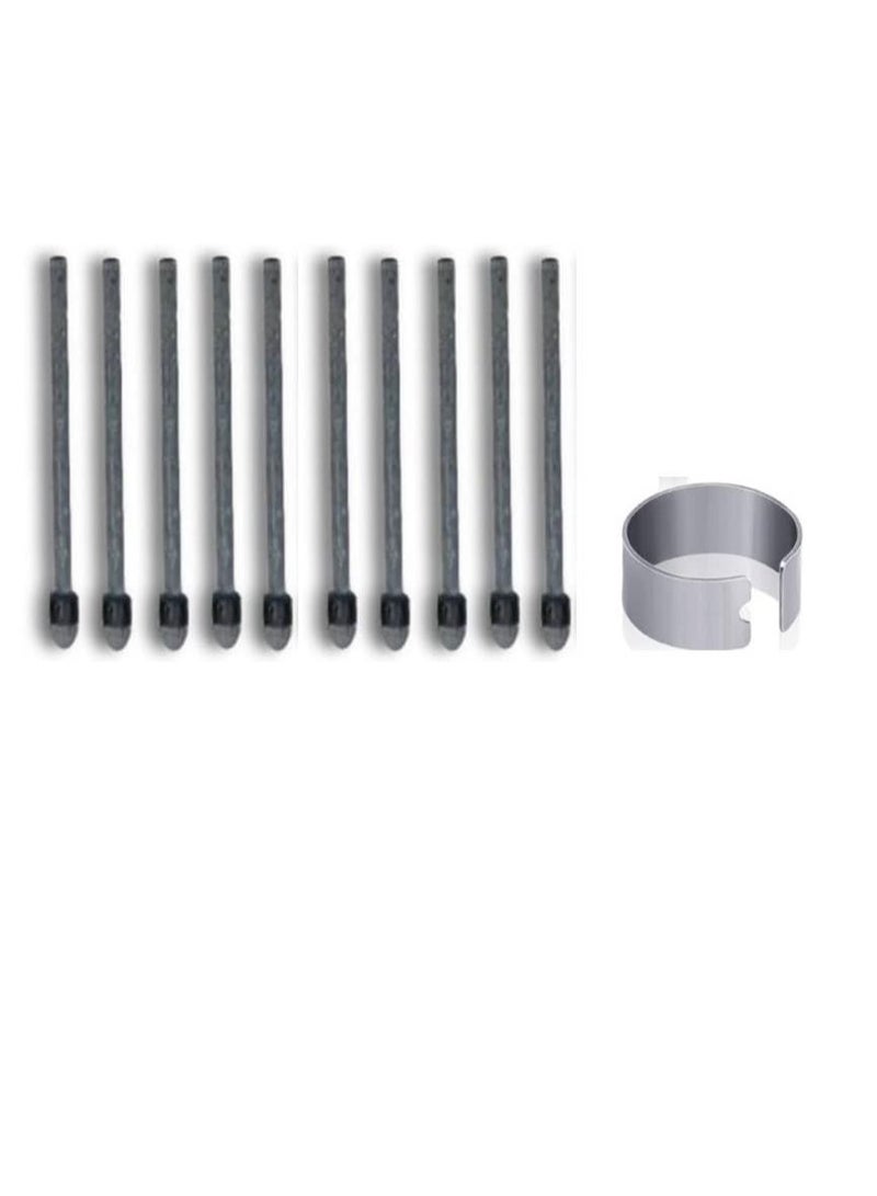 Zikra (10 Pack) Marker Pen Tips/Nibs for Remarkable 1/2 Plus,Boox Pen2 Pro, Tab X,Max Lumi2, Note Air2, Note Air2 Plus, Nova Air C Stylus Pen Replacement Nibs/Tips (Upgrade) - Image 1