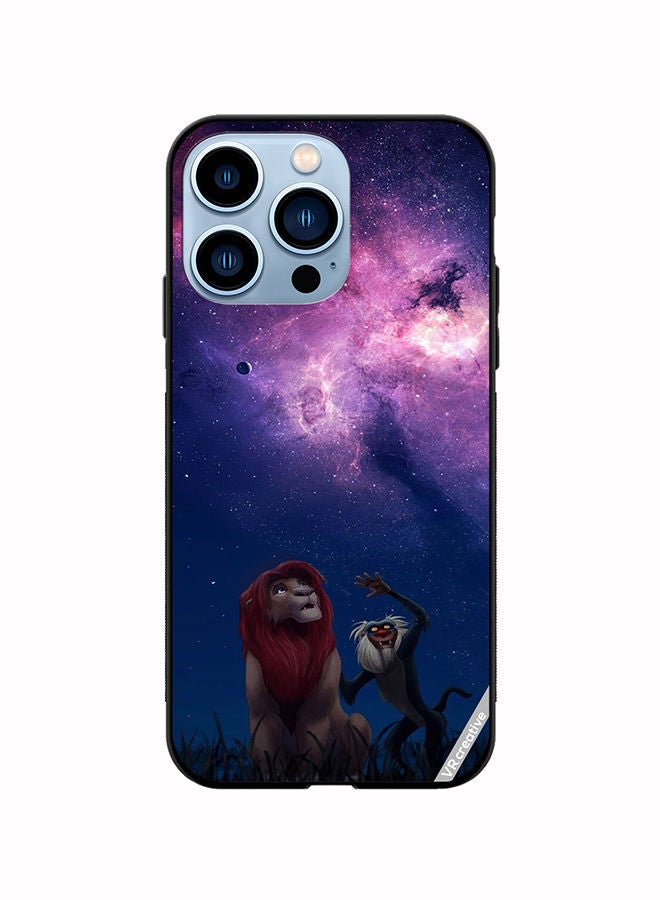 VR CREATIVE Protective Case Cover For Apple iPhone 14 Pro Lion King Design Multicolour - Image 1