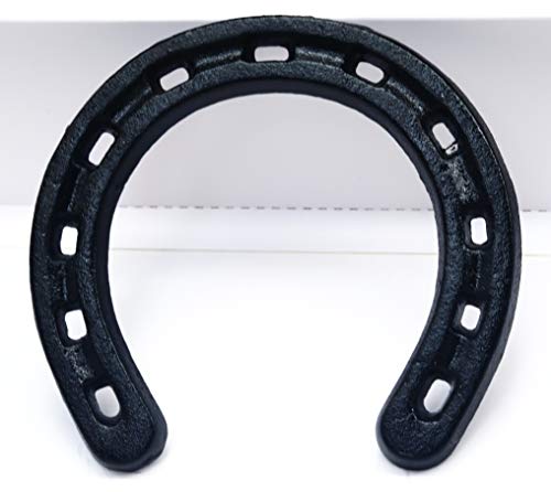Yuezoloz Lucky Horseshoe Black,Cast Iron Horseshoe Wall Decor - Image 5