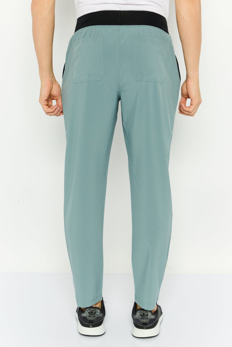 SKECHERS Men Sportswear Fit Brand Logo Outdoor Pants, Slate Grey  - Image 4