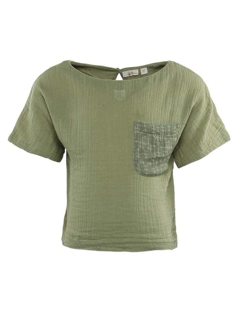 Bunai Bunai Root Collection Green Top TP09001  - Image 1