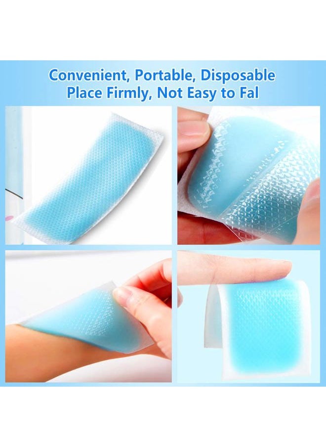 Dr.Foot - 20 Sheets Cooling Patches for Fever Discomfort & Pain Relief, Cooling Relief Fever Reducer, Soothe Headache Pain, Pack of 20 Blue - Image 1